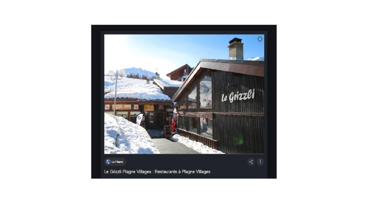 Studio 1 Piece Plagne Village 4 Personnes 2050 M Pied Des Pistes La Plagne Exteriér fotografie